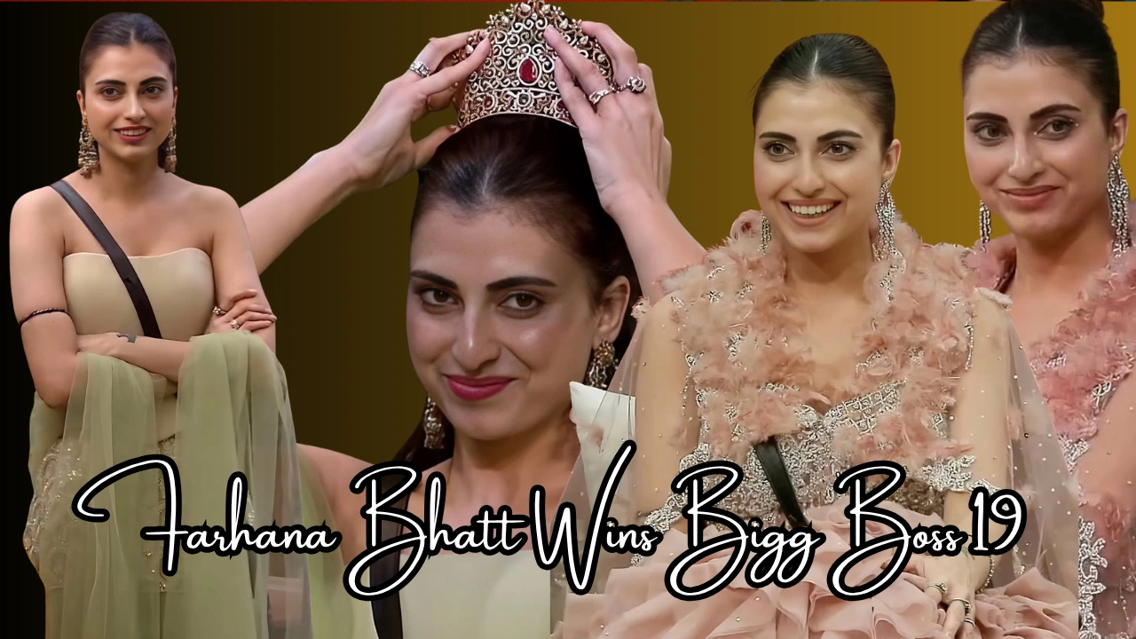 Farhana Bhatt Wins Bigg Boss 19