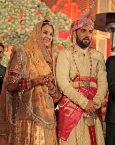 Lakshyaraj Singh Mewar with wife Nivritti Kumari