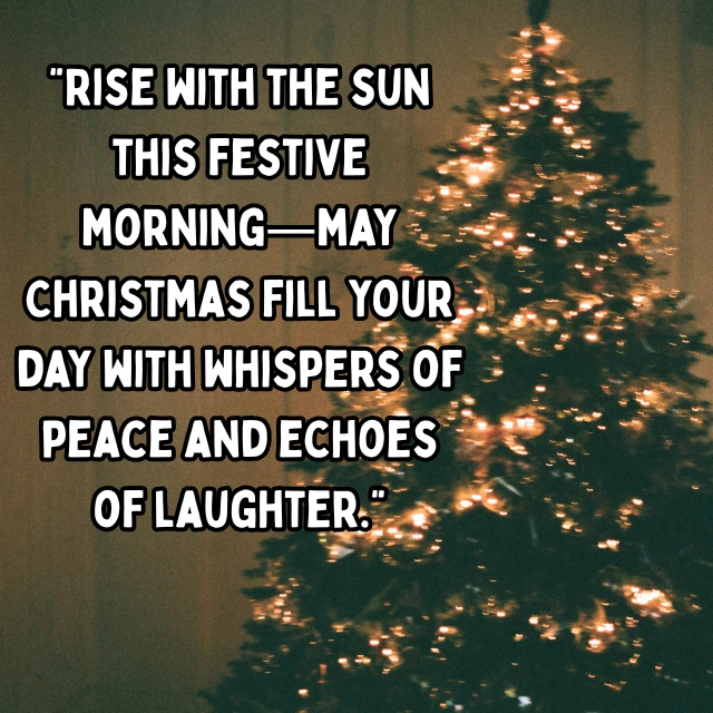 Good Morning Christmas Quotes Facebook Images 
