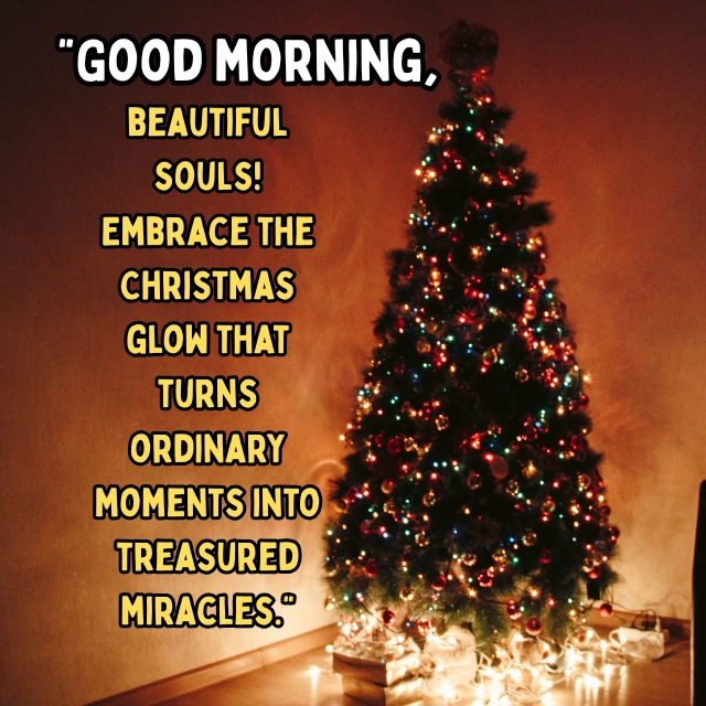 Good Morning Christmas Quotes Facebook Images 