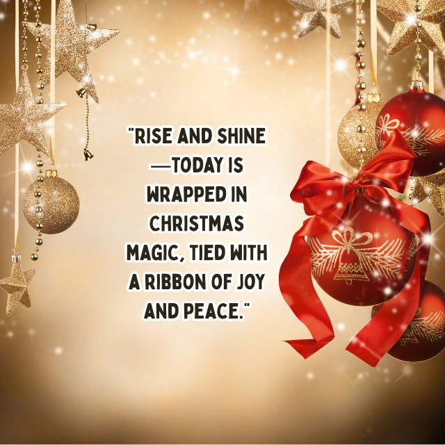 Good Morning Christmas Quotes Pinterest Picture