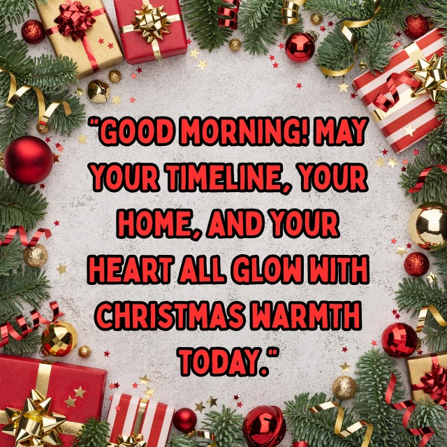 Good Morning Christmas Quotes images 
