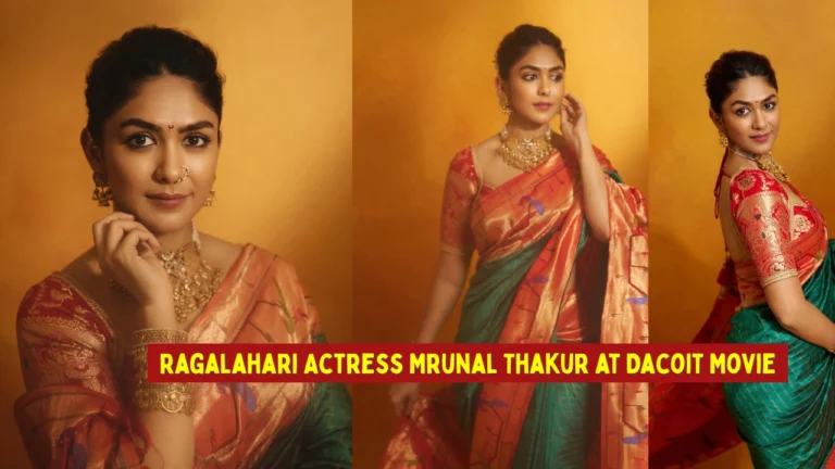 Ragalahari Actress Mrunal Thakur at Dacoit Movie