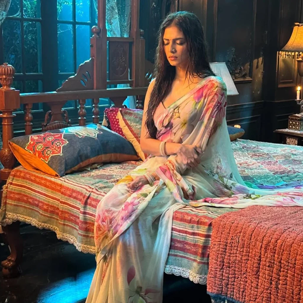 Malavika Mohanan saree