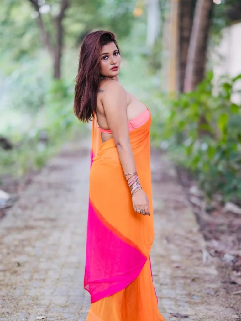 Shital Shaw saree stills