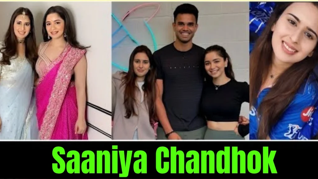 who is Saaniya Chandhok