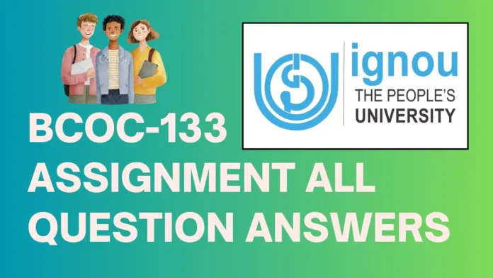BCOC-133 Assignment