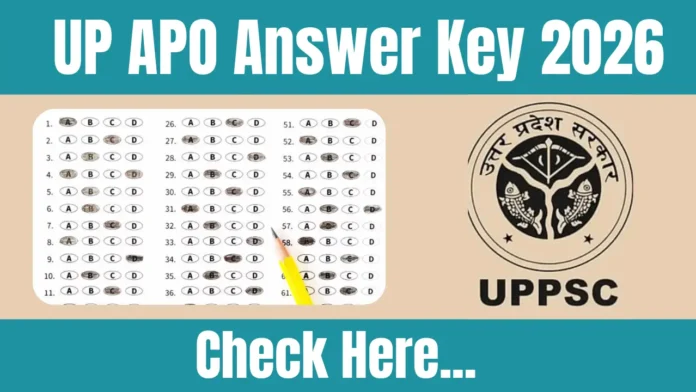 UP APO Answer Key 2026