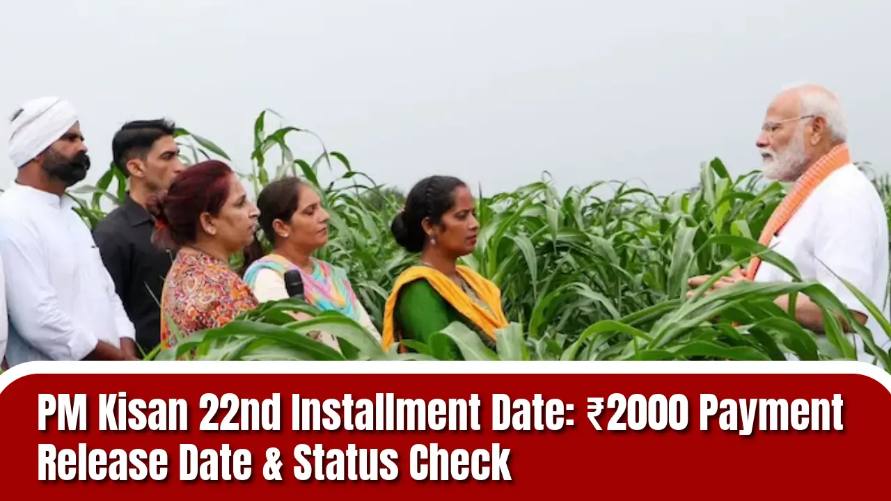 PM Kisan 22nd Installment Date