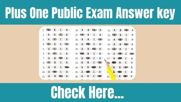 Plus One Public Exam Answer Key 2026