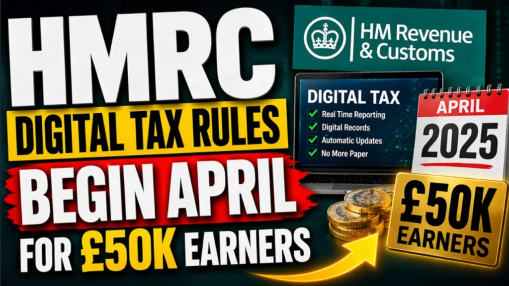 HMRC Digital Tax Rules Begin April for £50k Earners