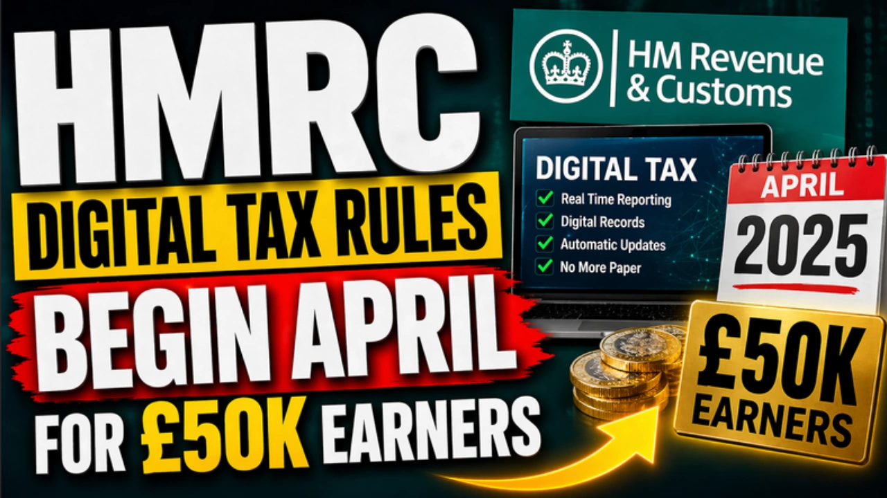 HMRC Digital Tax Rules Begin April for £50k Earners