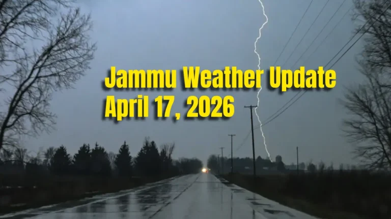 Jammu Weather Update April 17