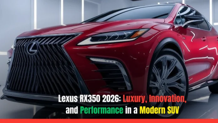 Lexus RX350 2026: