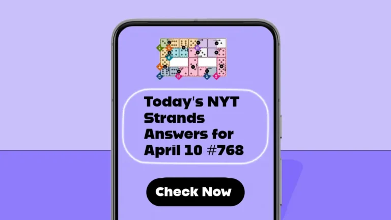 NYT Strands answer April 10 2026