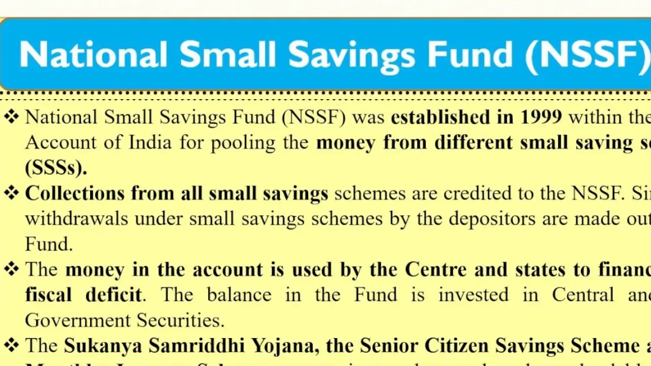 National Small Savings Fund