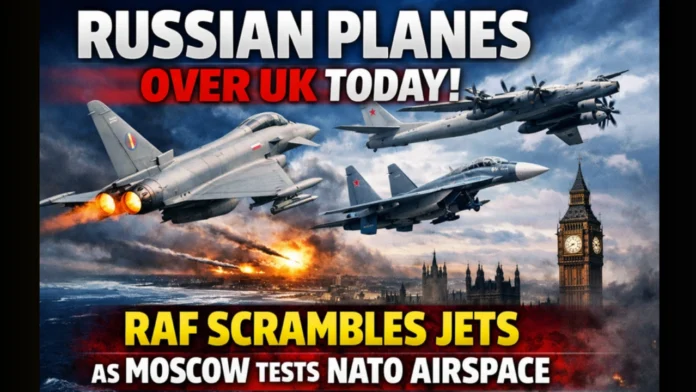 Russian Planes over UK Today