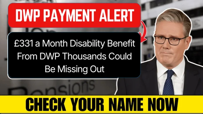£331 a Month Disability Benefit