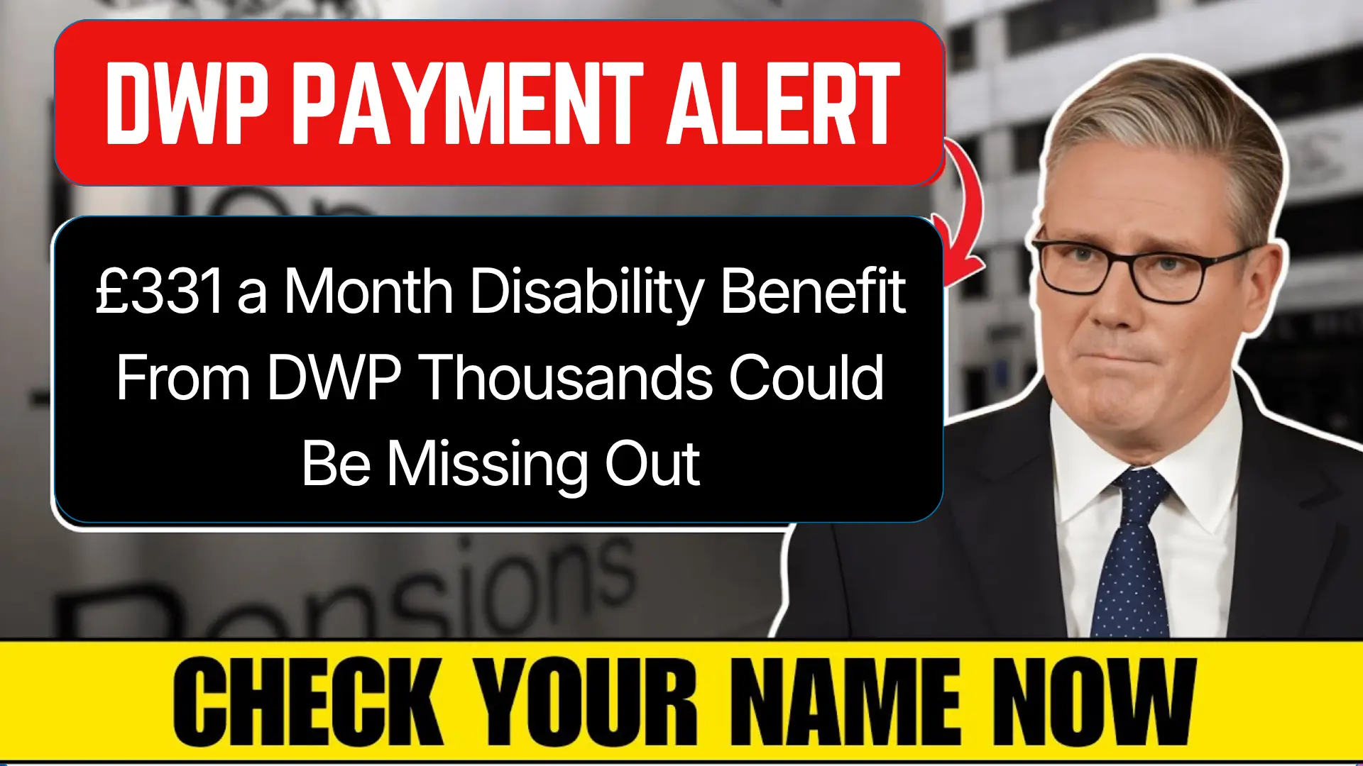 £331 a Month Disability Benefit