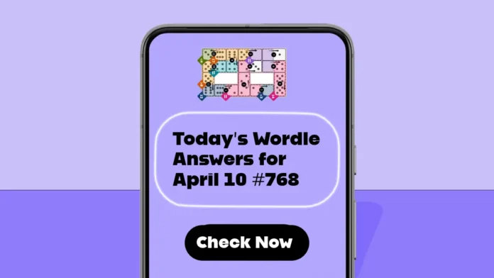 Wordle Answer April 10 2026