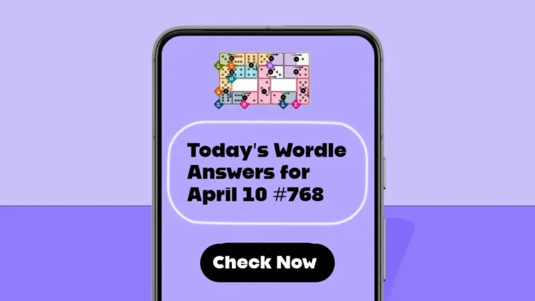 Wordle Answer April 10 2026