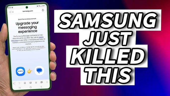 Samsung Messages Discontinued