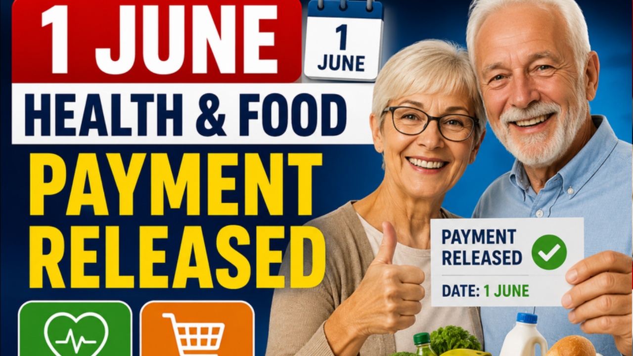1 June health & food payment released