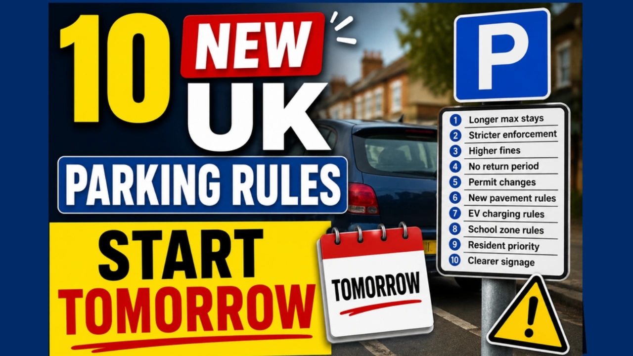10 New UK Parking Rules Start TOMORROW