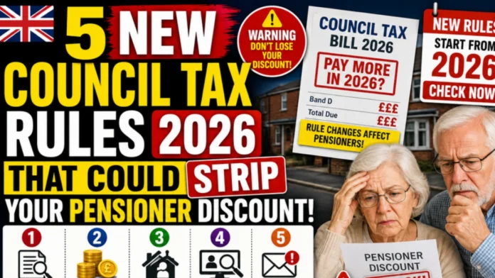 5 NEW Council Tax Rules 2026 That Could STRIP Your Pensioner Discount!