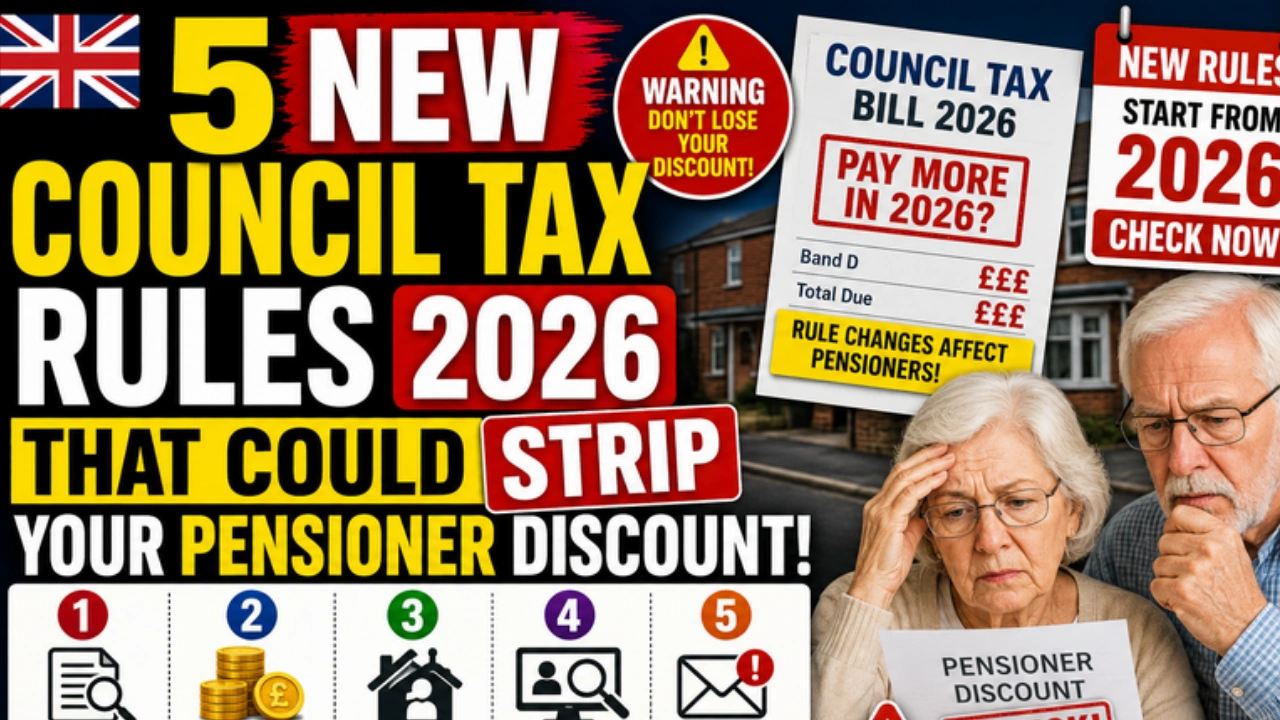 5 NEW Council Tax Rules 2026 That Could STRIP Your Pensioner Discount!