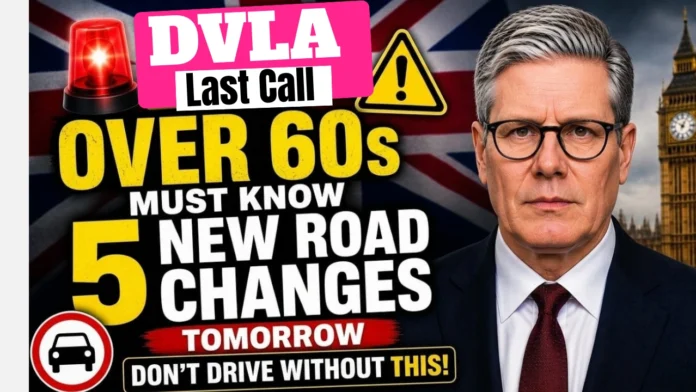 5 New Road Rules Tomorrow That Could BAN Over 60s From Driving Forever