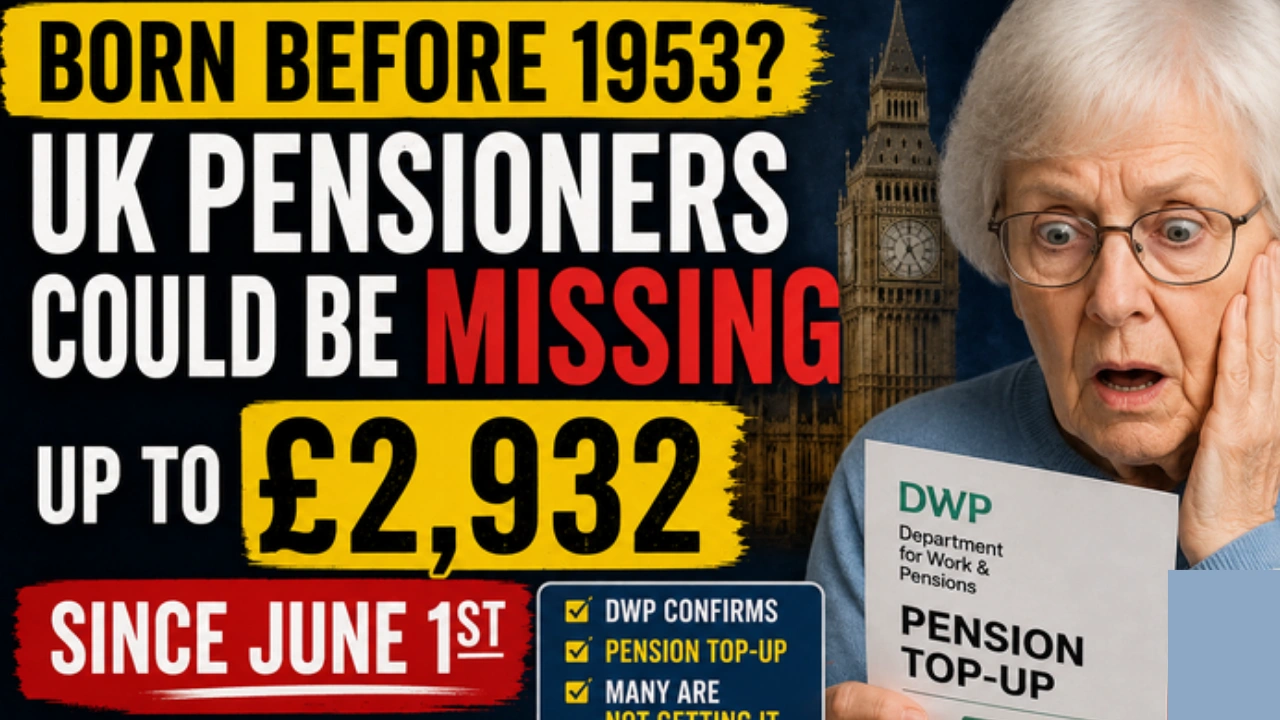 Born Before 1953? UK Pensioners Could Be Missing Up to £2,932 Since june1st
