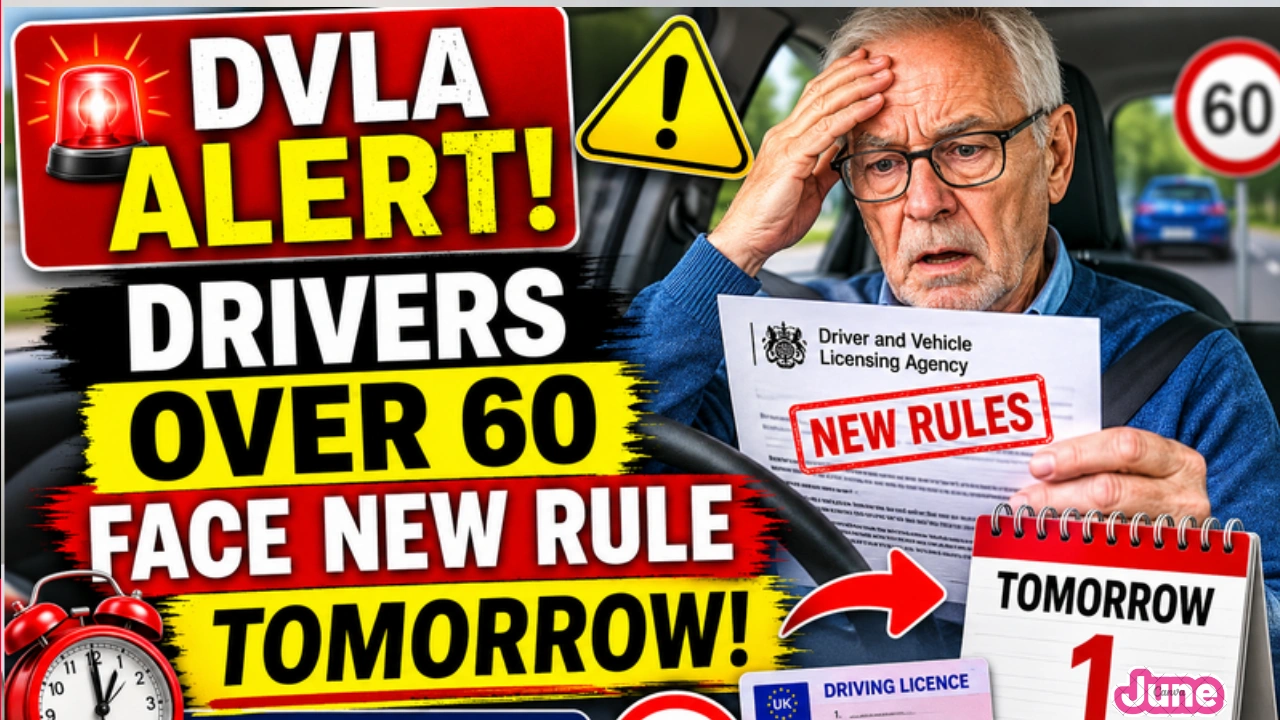 DVLA ALERT Drivers Over 60 Face New Rule TOMORROW