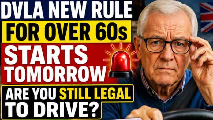 DVLA New Rule for Over 60s STARTS TOMORROW