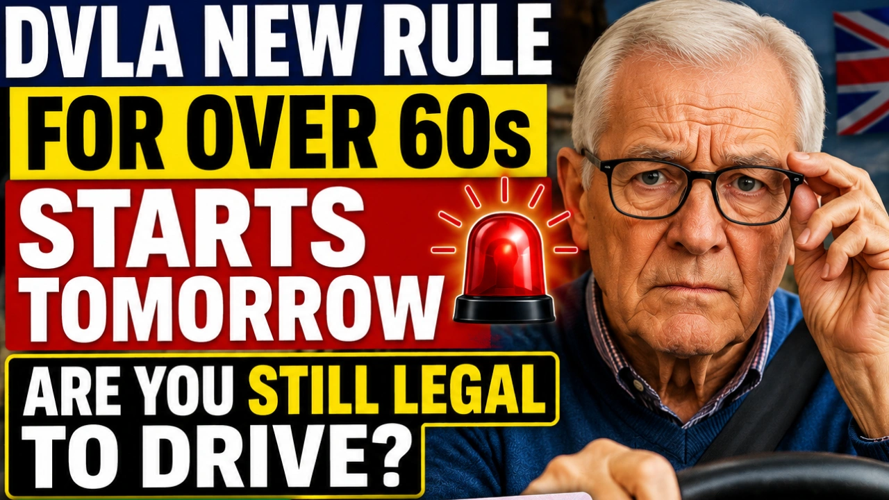 DVLA New Rule for Over 60s STARTS TOMORROW