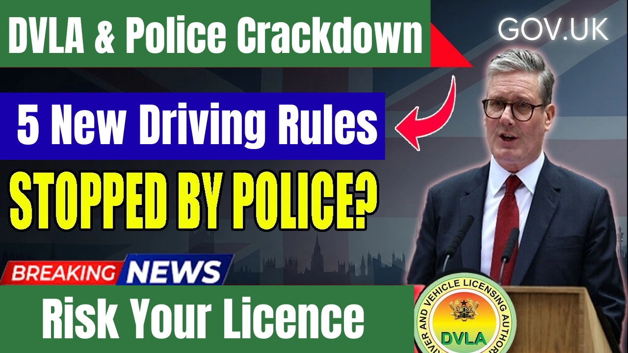 DVLA & Police Crackdown 5 New Driving Rules Start Tomorrow