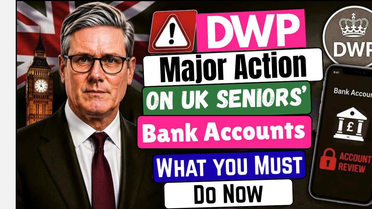 DWP ALERT: Seniors' Bank Accounts Being FROZEN – Here's What You Must Do RIGHT NOW