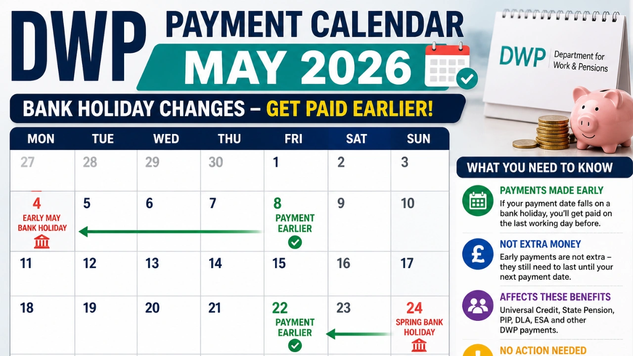 DWP Bank Holiday Payments