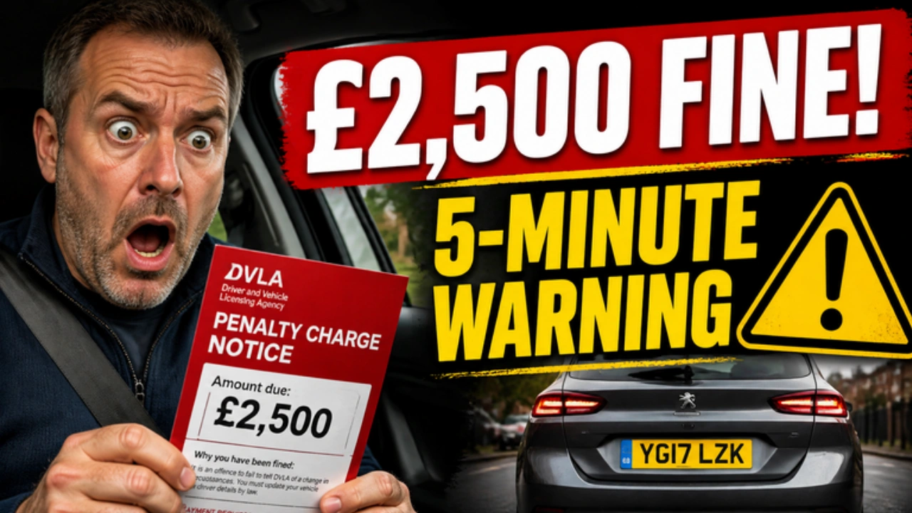 DVLA’s “5-Minute” Warning Could Cost UK Drivers £2,500 TOMORROW!