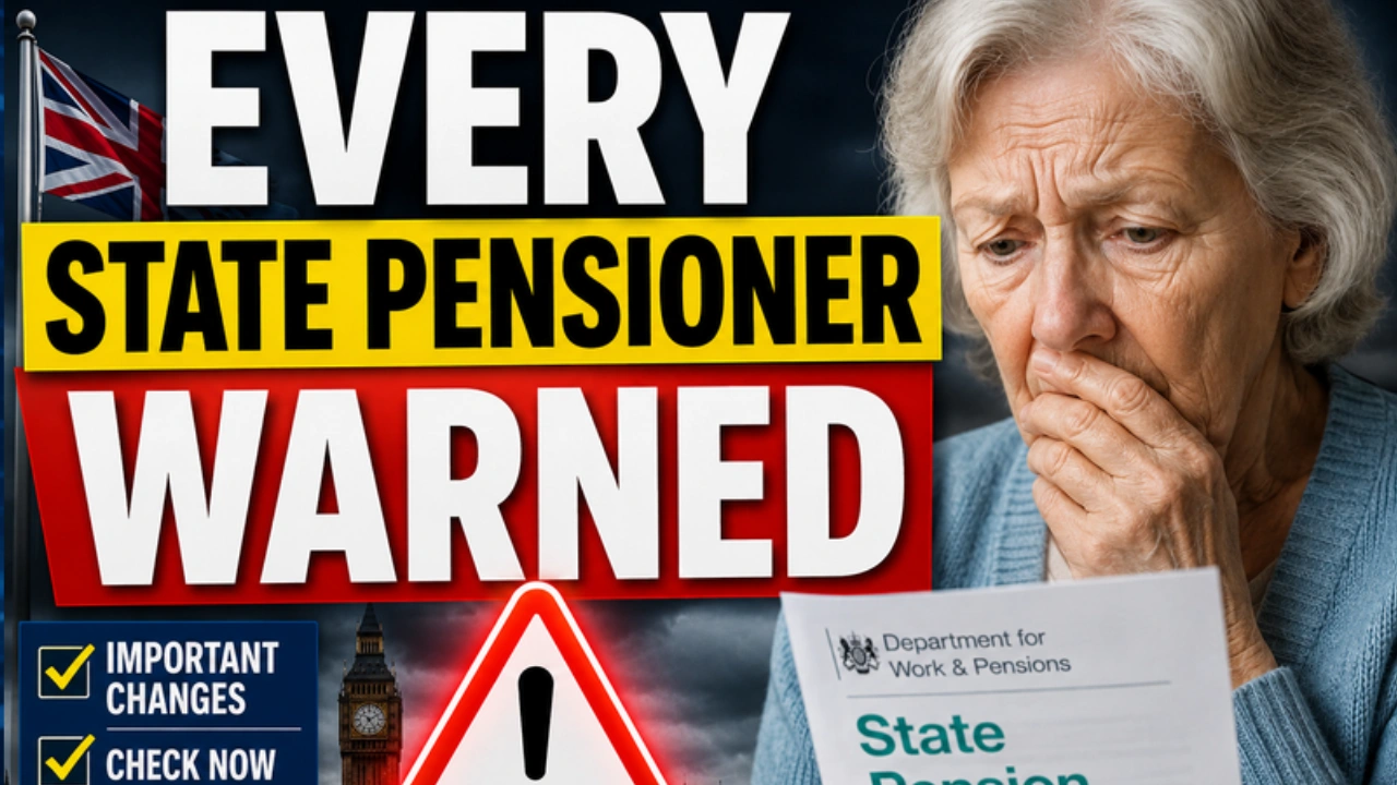 Every State Pensioner WARNED