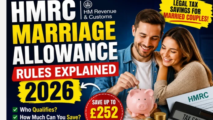 HMRC Marriage Allowance Rules Explained 2026
