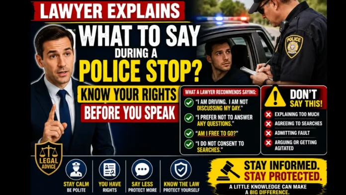Lawyer Explains What To Say During a Police Stop