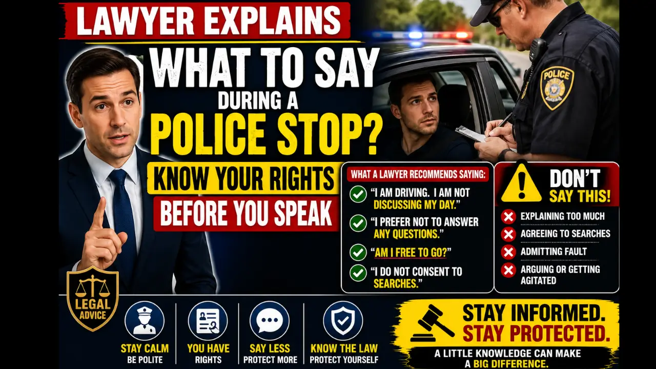 Lawyer Explains What To Say During a Police Stop