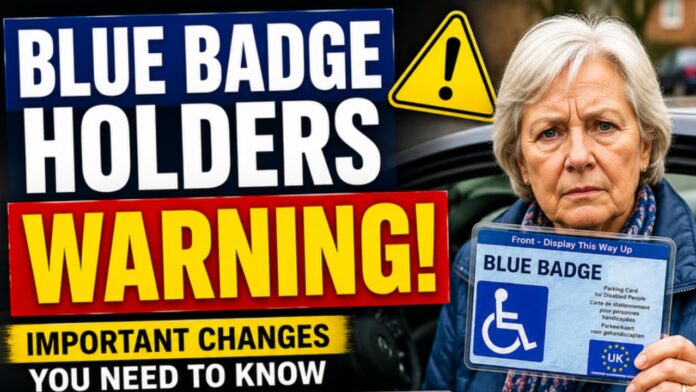 Blue Badge Holders WARNING