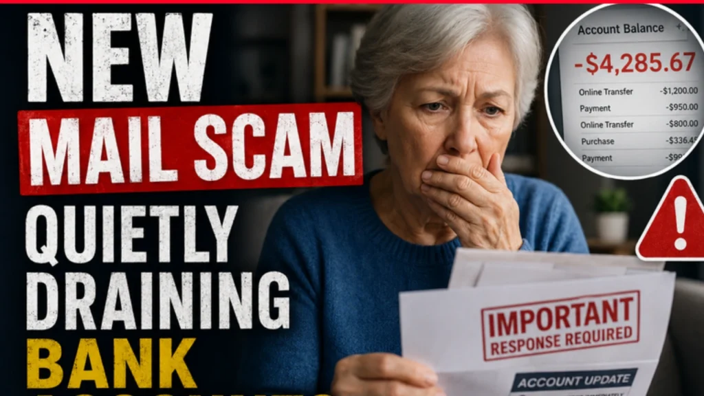 New Mail Scam Quietly Draining Bank Accounts
