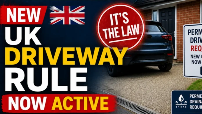 New UK Driveway Rule Now ACTIVE