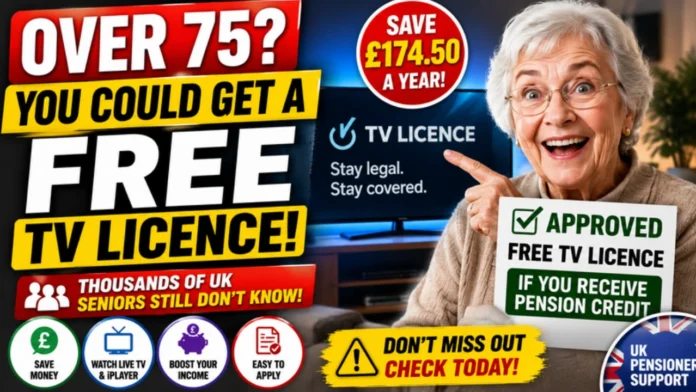 Over 75? You Could Get a FREE TV Licence