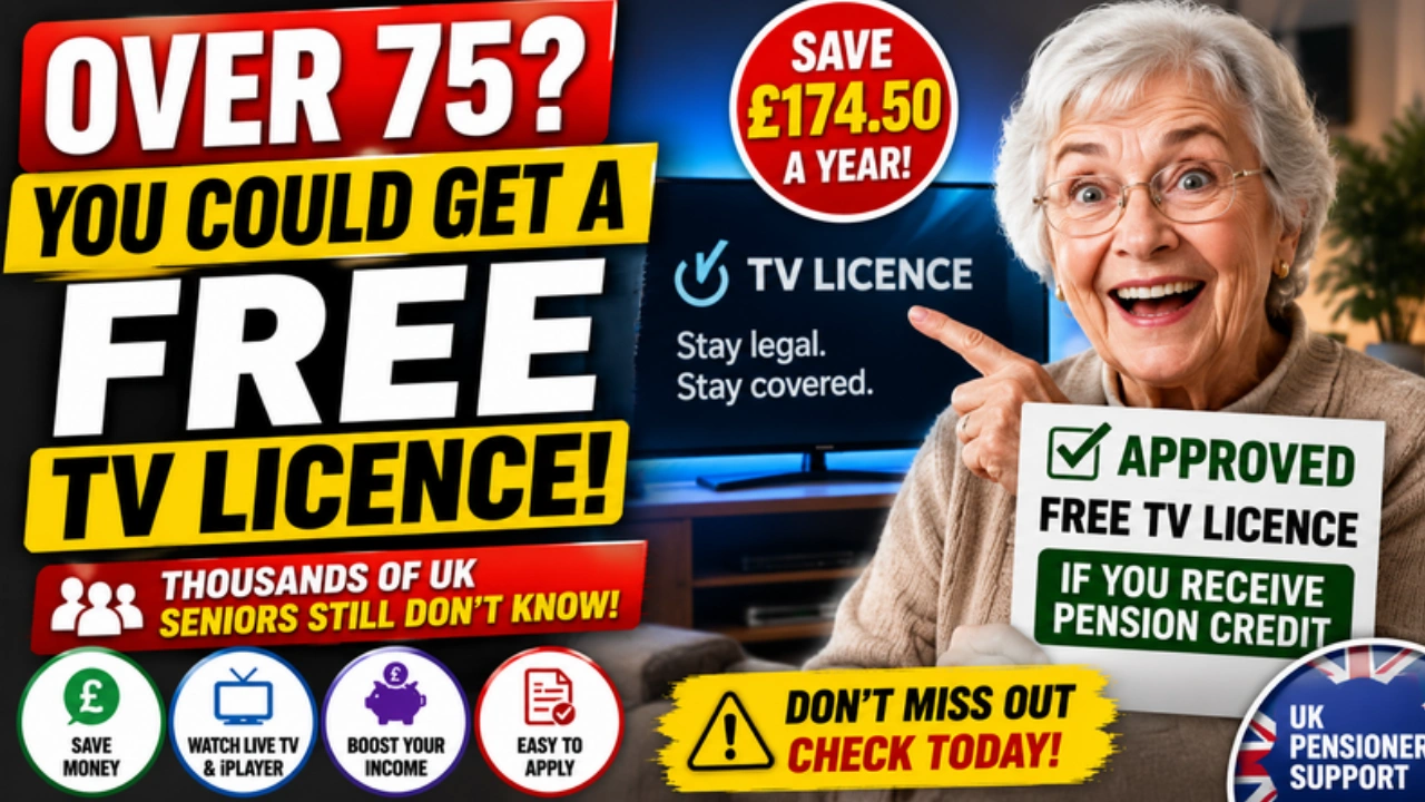Over 75? You Could Get a FREE TV Licence