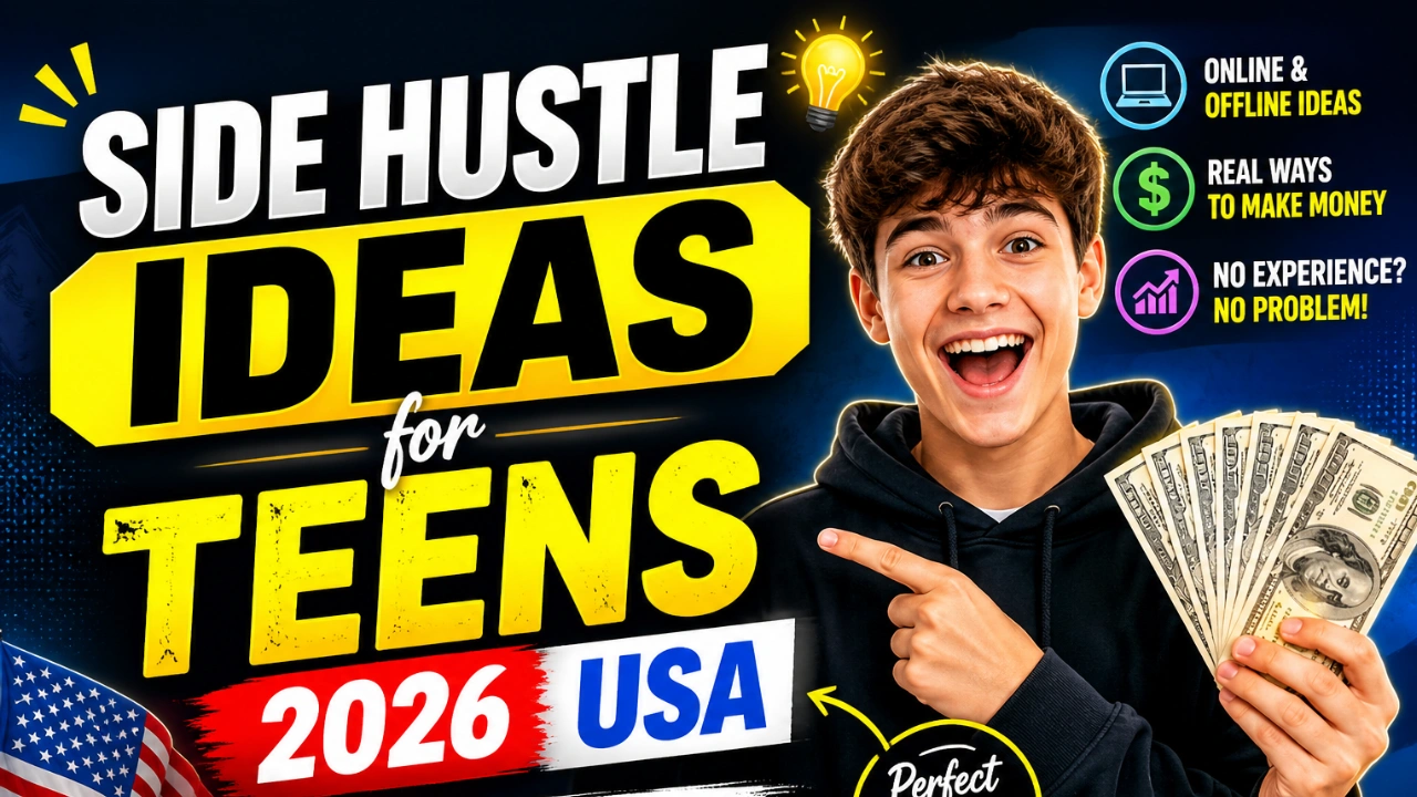 Side Hustle Ideas for Teens 2026 USA