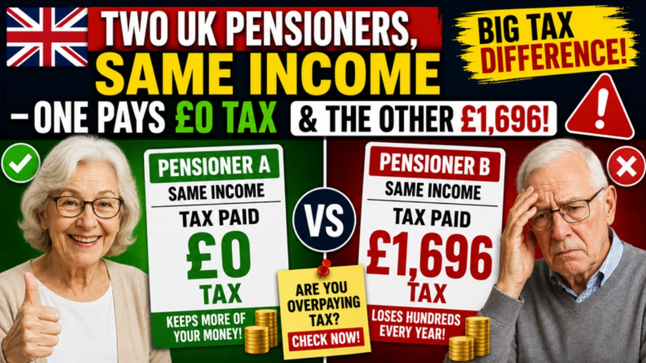 Two UK Pensioners, Same Income — One Pays £0 Tax & the Other £1,696!